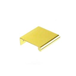 EPCO Edge Series 1" (25 mm) Center to Center Anodized Polished Brass Tab Pull, - DP41-PB