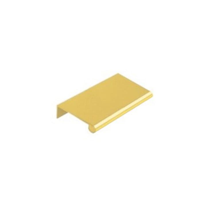 EPCO Edge 2" (51 mm) Center to Center Anodized Polished Brass Tab Pull, DP41-PB-4