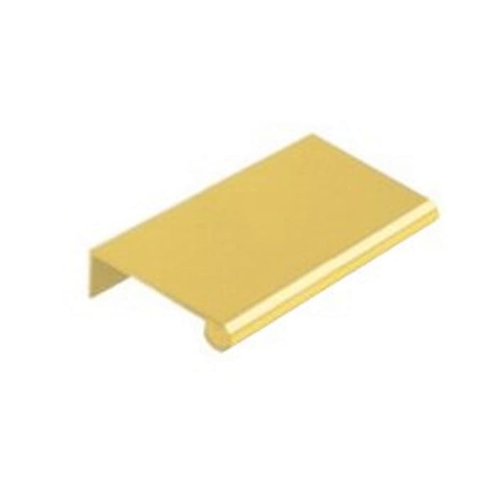 EPCO Edge 4" (102 mm) Center to Center Anodized Polished Brass Tab Pull, DP41-PB-6
