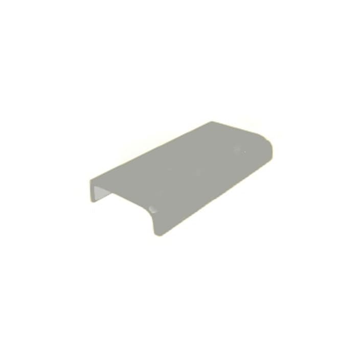 EPCO 1-7/8" (48 mm) Center to Center Anodized Satin Clear Aluminum Edge Pull, DP43-A