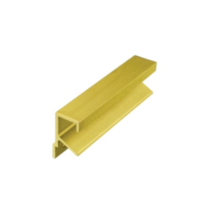 EPCO 3" (76 mm) Center to Center Anodized Satin Brass Pull, DP46-2-B