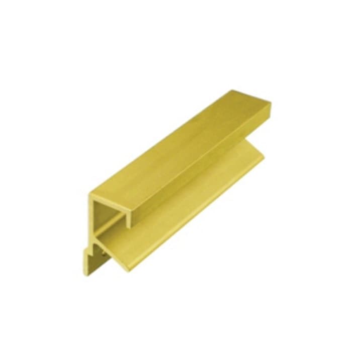 EPCO 3" (76 mm) Center to Center Anodized Satin Brass Pull, DP46-B