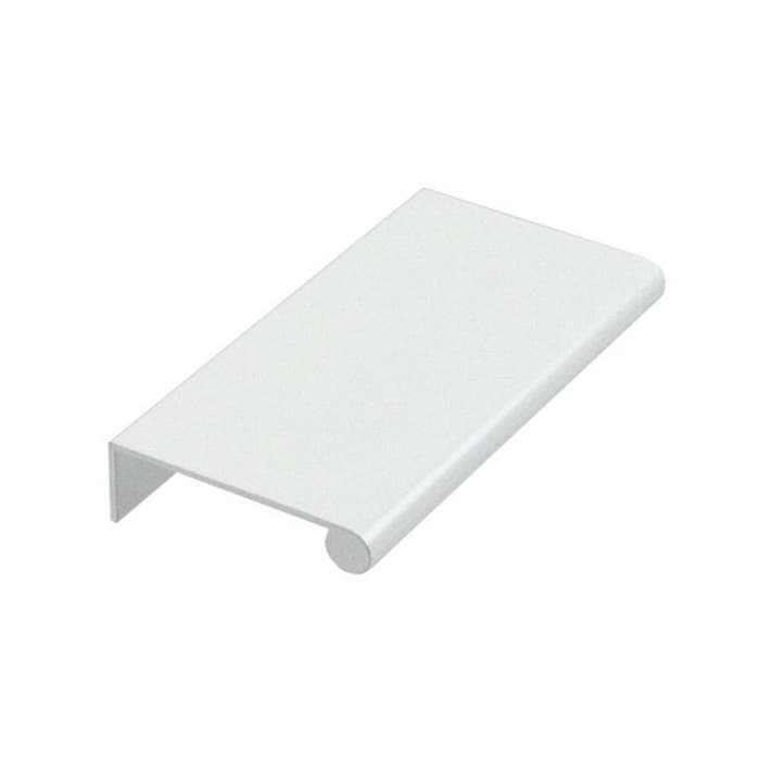 EPCO Edge Series 4" (102 mm) Center to Center Gloss White Powdercoat Tab Pull, - DP41-WH-6