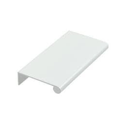 EPCO Edge Series 4" (102 mm) Center to Center Gloss White Powdercoat Tab Pull, - DP41-WH-6