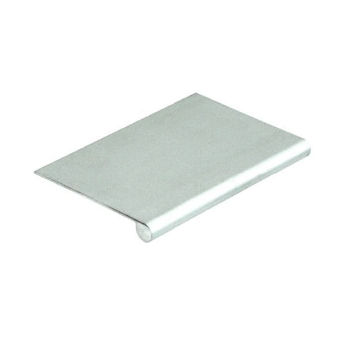 EPCO Edge 3" (76 mm) Length Anodized Satin Clear Aluminum Tab Pull, DP42-A-3