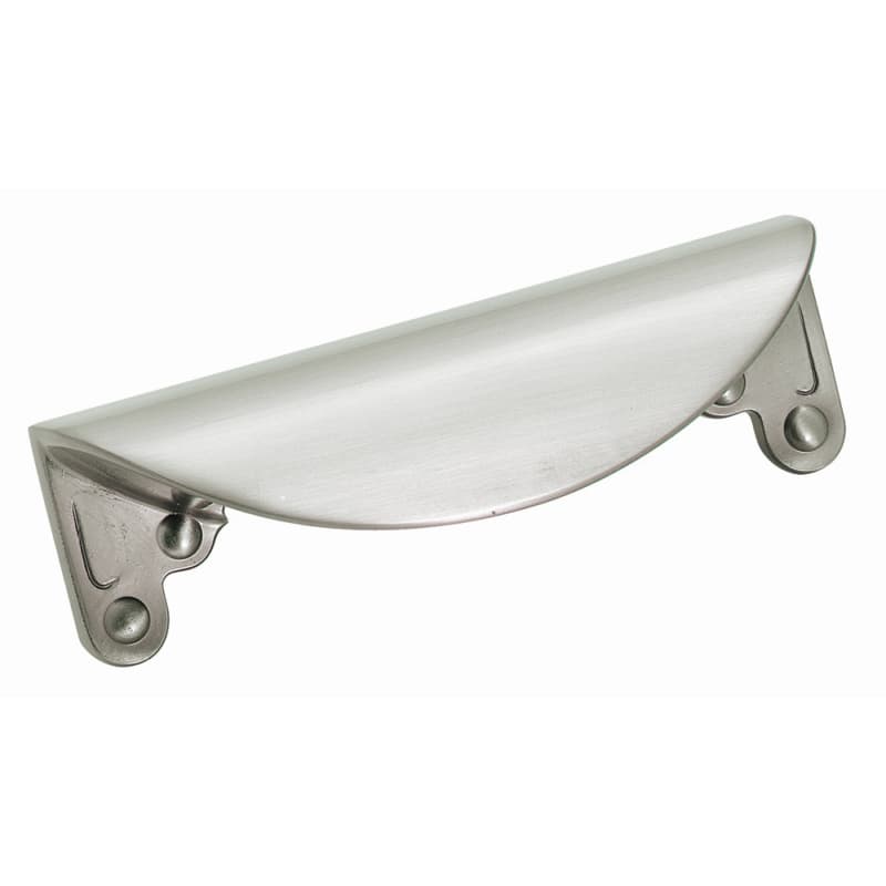 Amerock Inspirations Series 3-3/4 in (96 mm) Center to Center Satin Nickel Pull, -BP1587G10