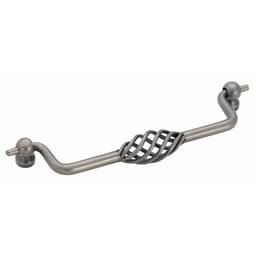 Village Classics™, Zinc Die-Cast Bail Pulls 6-5/16" (160 mm) Center-to-Center, Weathered Nickel Finish