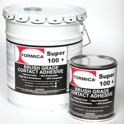 Brush and Roller Grade Contact Adhesive Non-Flammable Economy 14% Solids - Clear, 1 Gallon
