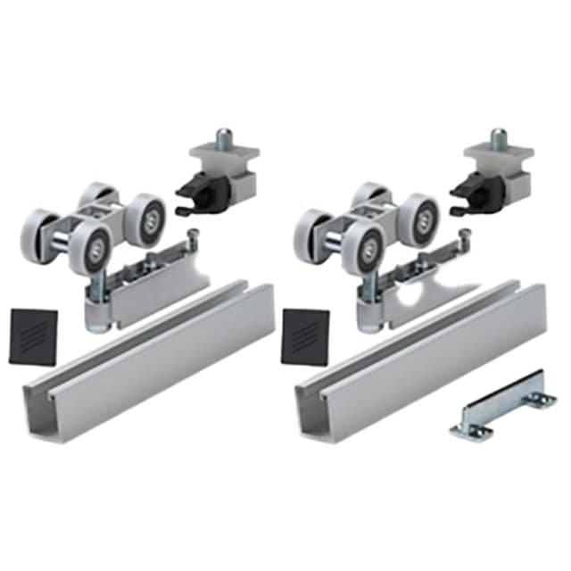 Heavy Duty Low Profile Set of Fittings, Hettich