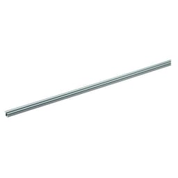 98.43" SlideLine M Single Track Runner Profile for Press-In, Silver Anodized Finish