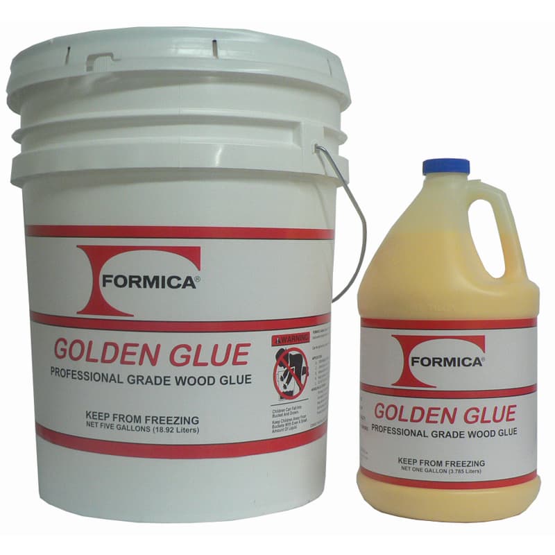 F714Y Formica Golden Wood Glue, White, 5 Gallon Pail