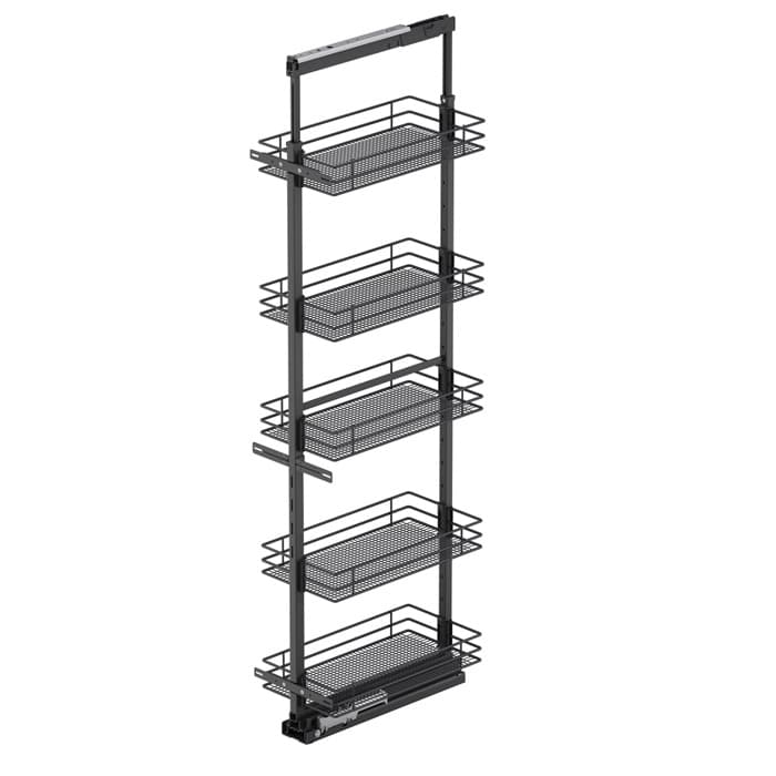 Tal Pantry Plantinum Saphir, 3 Basket 8.5" x 20.98" x 3.15"
