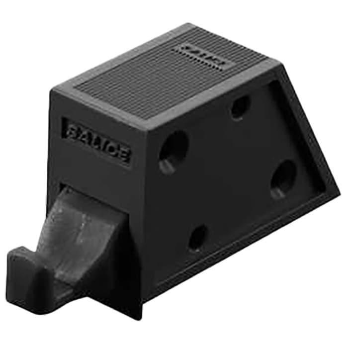 Push Latch with Lip, Black