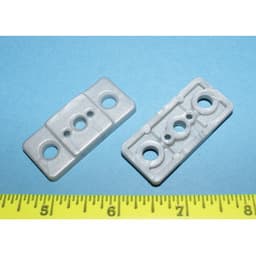 Drawer Slide Spacer, 1/4", Black, 50/Box