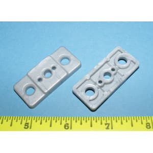 Bainbridge Drawer Slide Spacer, White, 3606WH-42