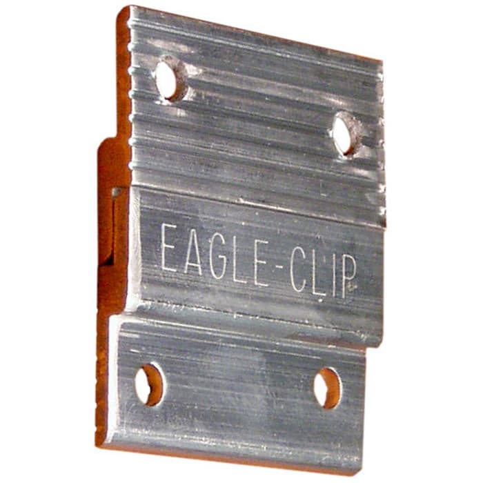 Z-Clip With Offset Holes Aluminum, 2"