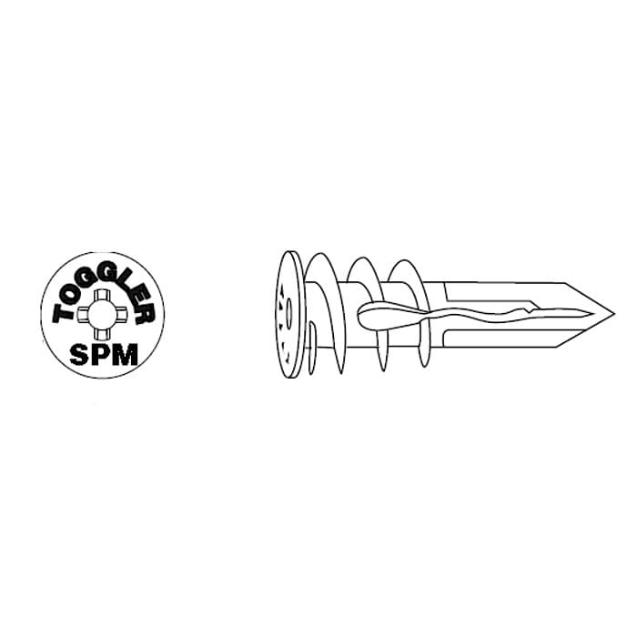 Drywall Anchors No Screws 1-5/8 - 100 Each