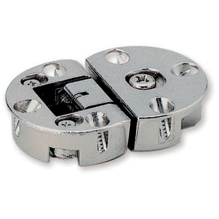Sugatsune Free Swinging Inset Glass Door Hinge, Screw-On Chrome, GH-34/8/CR-P