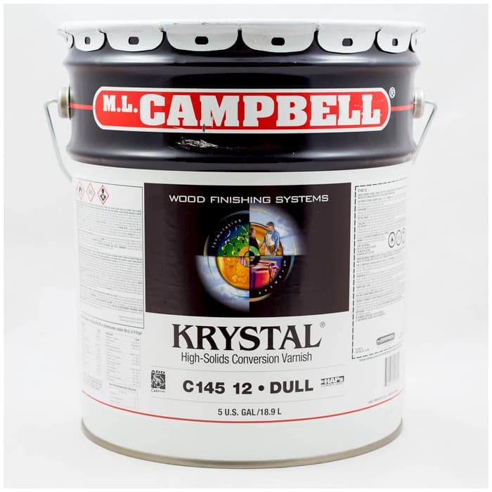 Krystal Post Cat Cv Ww Clear Dull, 5 Gallon - Ml Campbell 000C14512-20