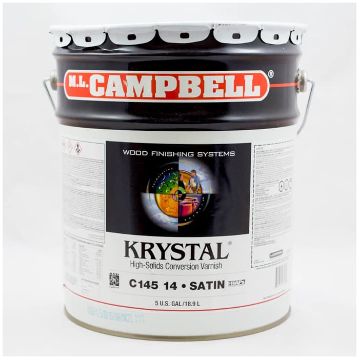 Krystal Post Cat Cv Clear Satin, 5 Gallon - Ml Campbell 000C14516-16