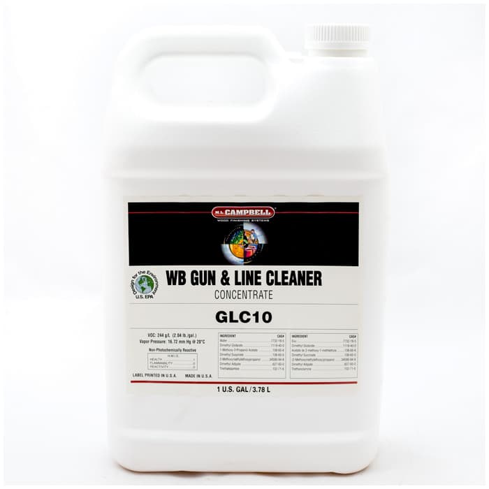 Waterbased Gun/Line Cleaner 1 Gallon - Ml Campbell 0000GLC10-16