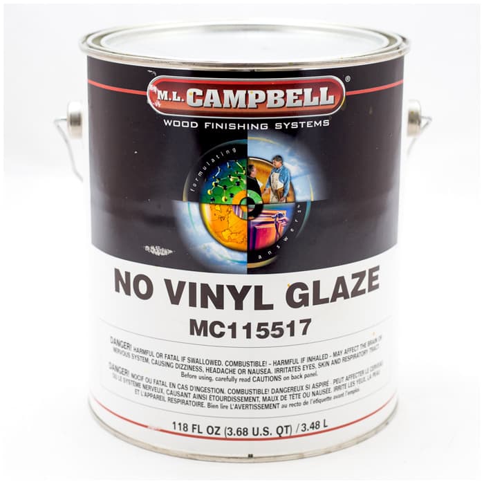 No Vinyl Glaze Base Clear , 1 Gallon, Ml Campbell 0MC115517-16