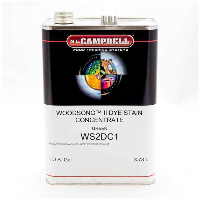 Woodsong II Dye Green Concentrate Green, 1 Gallon, Ml Campbell 000WS2DC1-16