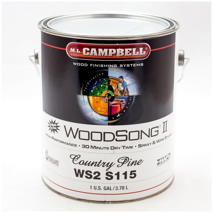 Woodsong II Stain Country Country Pine , 1 Gallon - Ml Campbell 00WS2S115-16