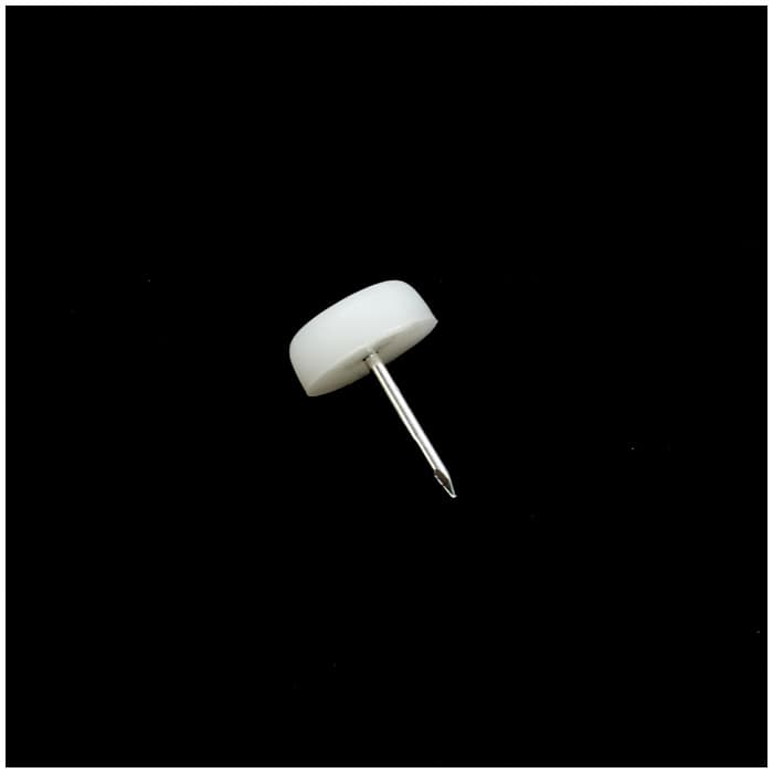 1/2" Standard Nail Glide, White