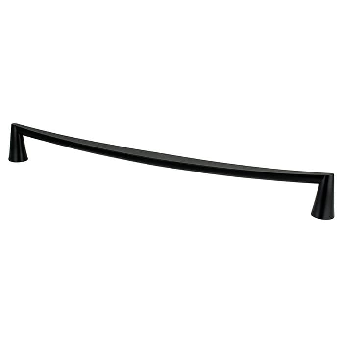 Berenson Domestic Bliss Series Matte Black 18" (457 mm) Center to Center Appliance Pull, -2420-1055-P