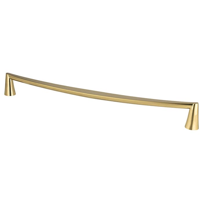 Berenson Domestic Bliss Appliance Pull 18" (457 mm) Center to Center, Modern Brushed Gold, 2421-1MDB-P
