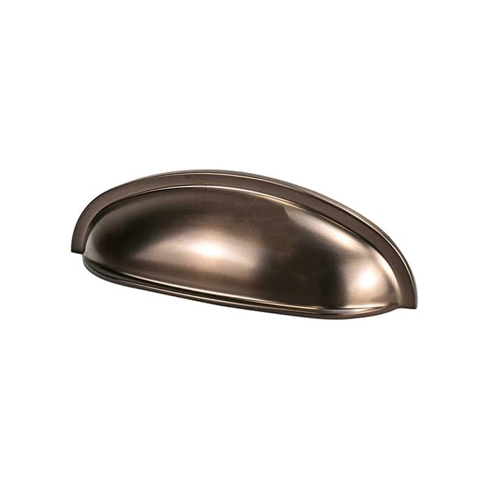 Berenson Folklore Series 3" (76 mm) Center to Center Toasted Bronze Cup Pull, - 8338-10TB-P