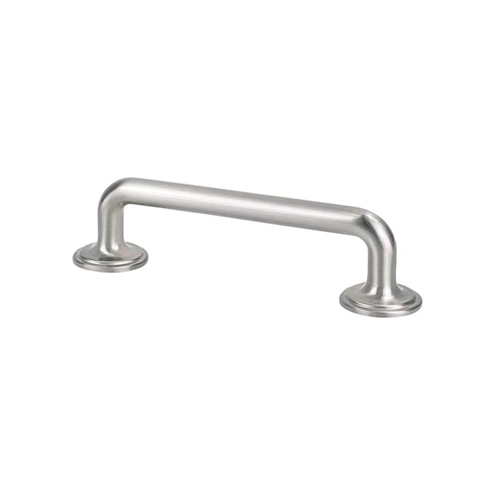 Berenson Folklore Series 3-3/4" (96 mm) Center to Center Brushed Nickel Pull, - 8315-1BPN-P