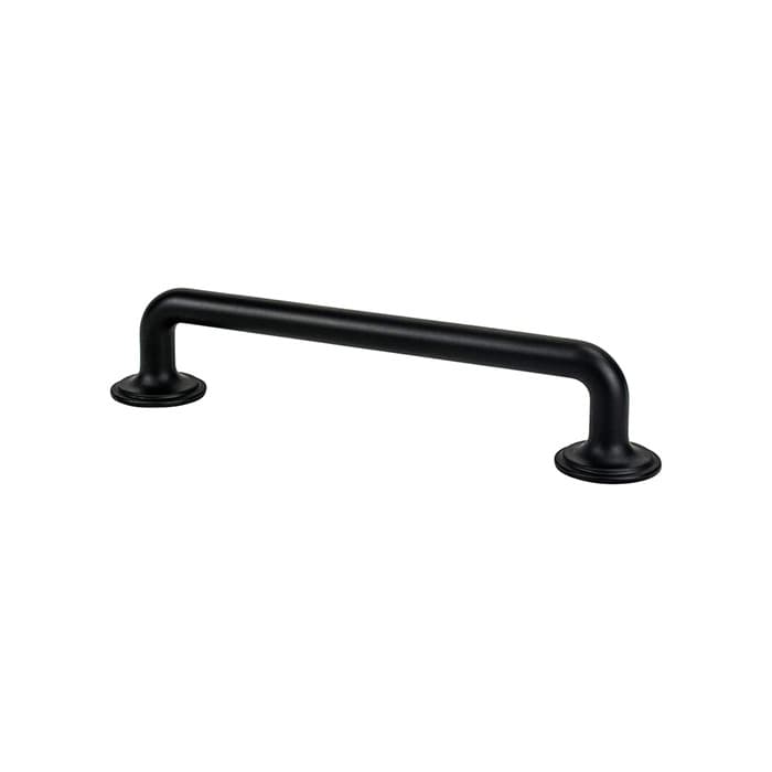 Berenson Folklore Series 5-1/16" (128 mm) Center to Center Matte Black Pull, 8310-1055-P