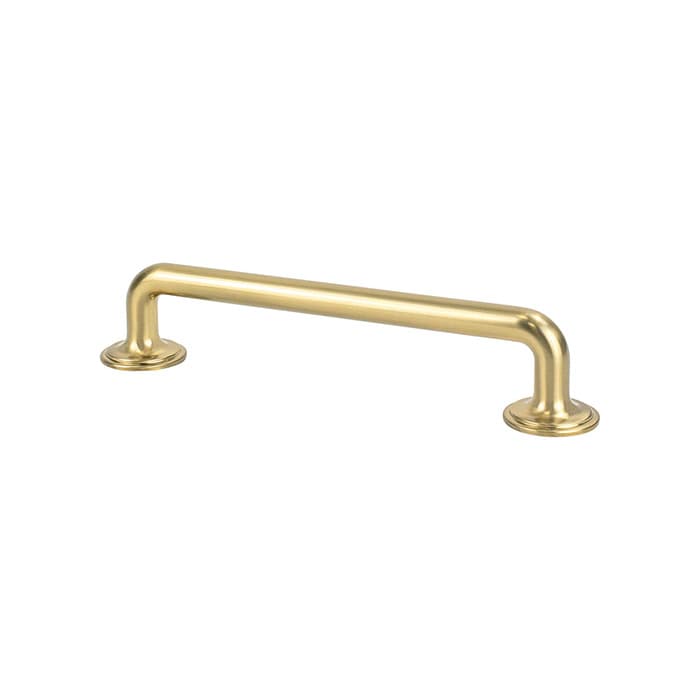 Berenson Folklore Series 5-1/16" (128 mm) Center to Center Modern Brushed Gold Pull, 8304-1MDB-P