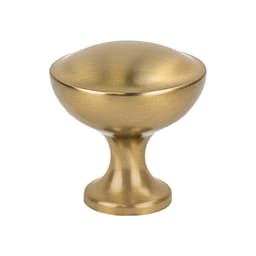 1-3/16" Echo Cabinet Knob, Modern Brushed Gold