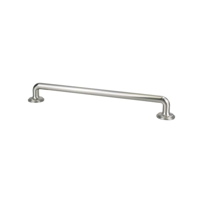 Berenson Folklore Series 8-13/16" (224 mm) Center to Center Brushed Nickel Pull, 8318-1BPN-P