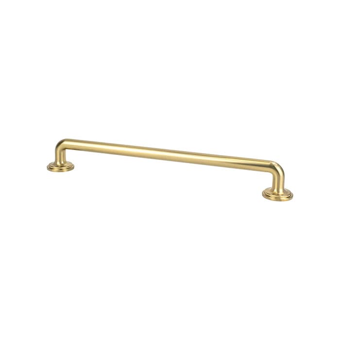 Berenson Folklore Series 8-13/16" (224 mm) Center to Center Modern Brushed Gold Pull, 8306-1MDB-P