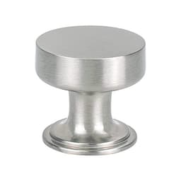 Berenson Folklore Series Brushed Nickel 1-3/16" (30 mm) Diameter Knob, - 8314-1BPN-P