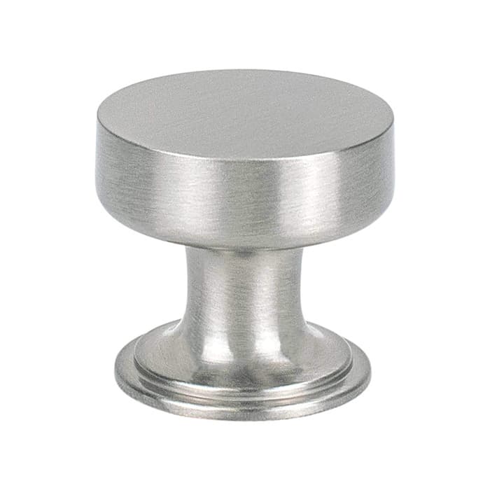 Berenson Folklore Series Brushed Nickel 1-3/16" (30 mm) Diameter Knob, 8314-1BPN-P