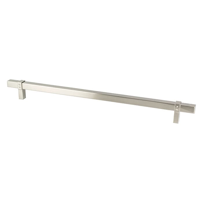 Berenson Rivet Rebel Appliance Pull 18" (457 mm) Center to Center, Brushed Nickel, 5133-4BPN-P