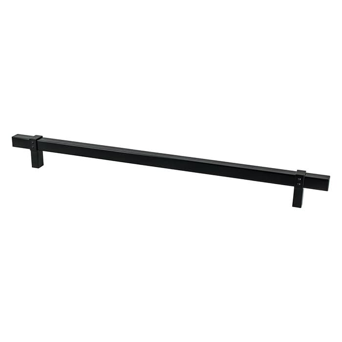Berenson Rivet Rebel Series Matte Black 18" (457 mm) Center to Center Appliance Pull, -5134-4055-P