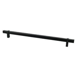 Berenson Rivet Rebel Series Matte Black 18" (457 mm) Center to Center Appliance Pull, -5134-4055-P