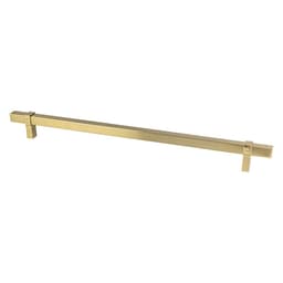 Berenson Rivet Rebel Series Modern Brushed Gold 18" (457 mm) Center to Center Appliance Pull, -5135-4MDB-P