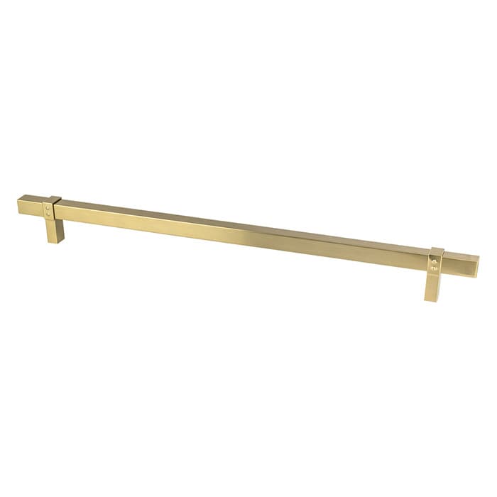 Berenson Rivet Rebel Appliance Pull 18" (457 mm) Center to Center, Modern Brushed Gold, 5135-4MDB-P