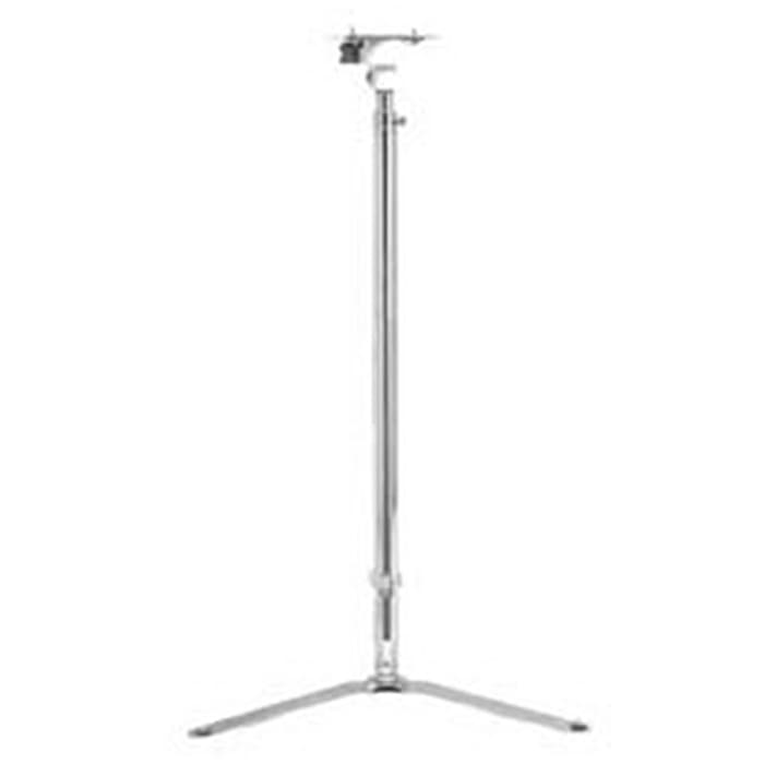 6942 Chrome 24" D Pie Cut Hardware Set for Polymer Shelves, Rev-A-Shelf,6942-04-424
