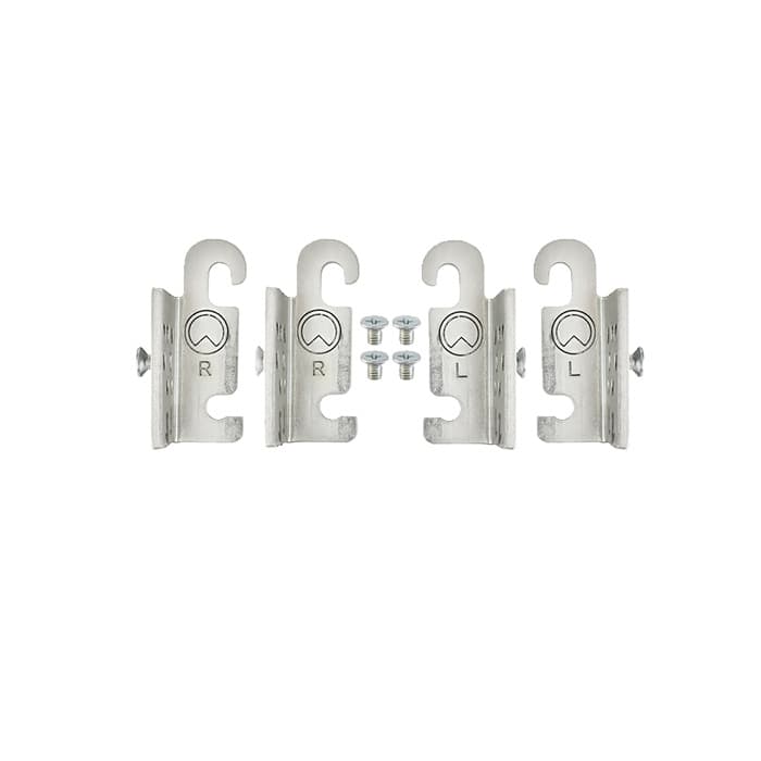 Rev-A-Shelf 4PIL Steel 3/4" Pilaster Brackets, 4PIL-BB-HDW-10