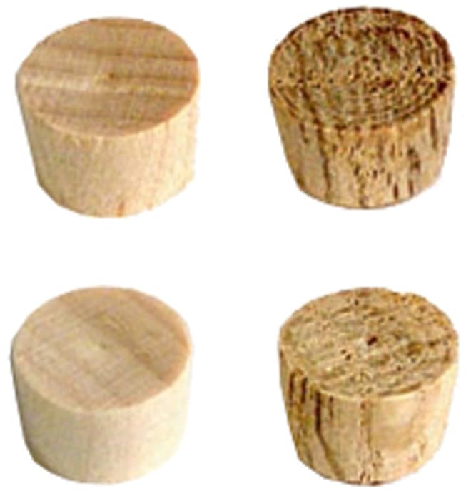 Smith Wood Products, Ltd. 3/8" Unfinished Oak Wood Screw Hole Plug, OF0375 - 1000/Box