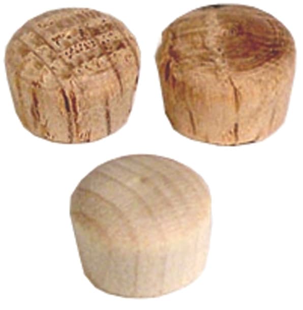Smith Wood Products, Ltd. 3/8" Unfinished Birch Wood Screw Hole Plug, BR0375 - 1000/Box