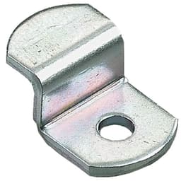 Mirror Clips Metal 1/4" Thick, Anochrome